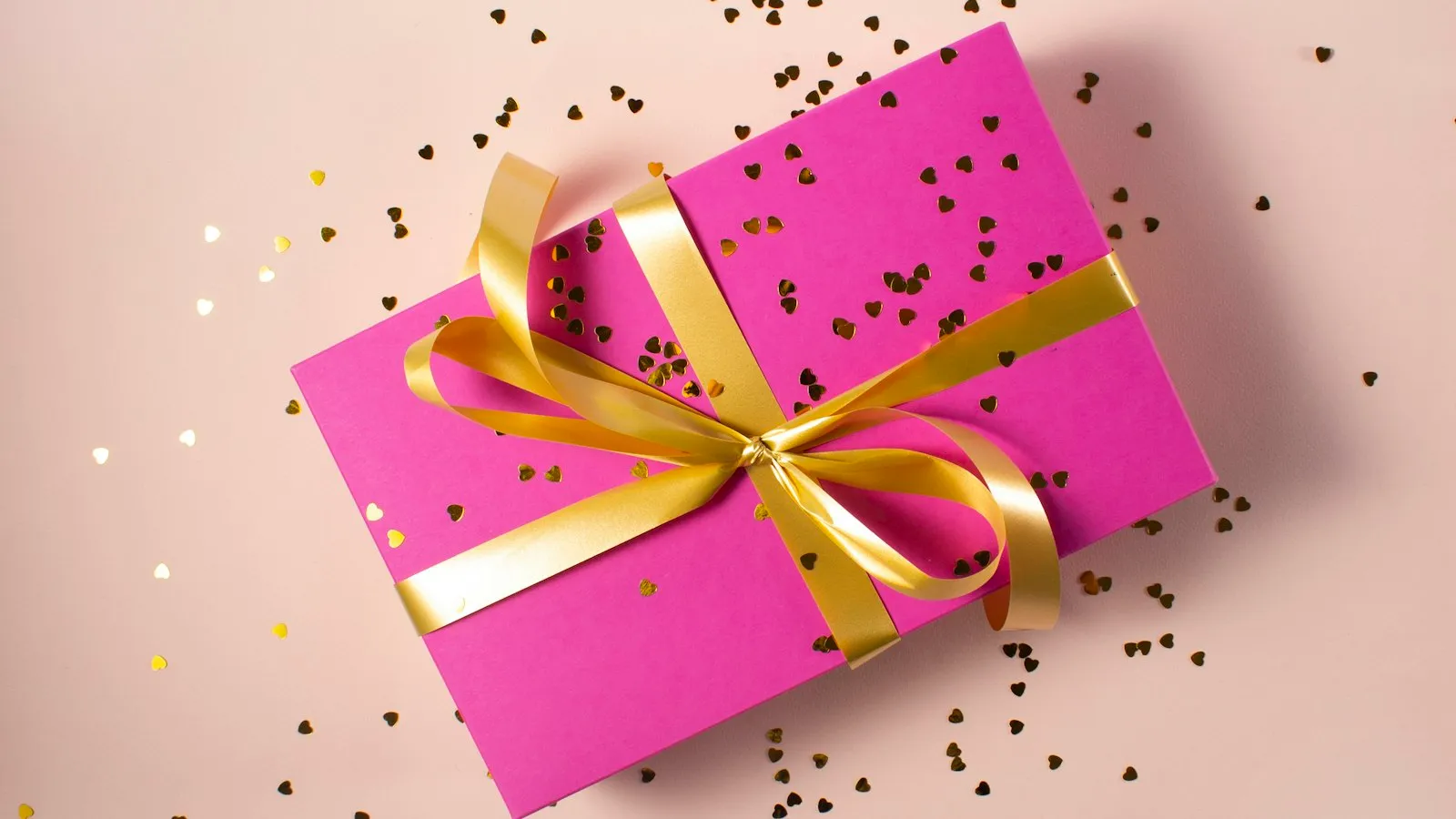 A wrapped gift box